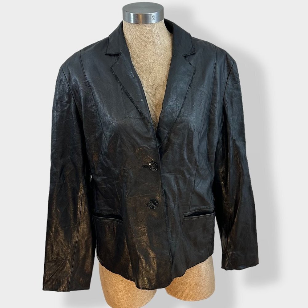 Jones New York‎ Leather Jacket L